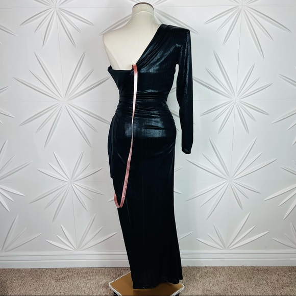 House of CB Asymmetric Draped Gown ✨Stunning✨ - Picture 9 of 17